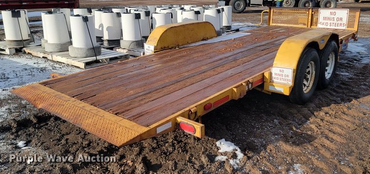 image for item ME9779 1995 Big Tex 8x20  equipment trailer
