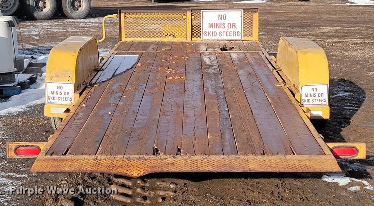 image for item ME9779 1995 Big Tex 8x20  equipment trailer