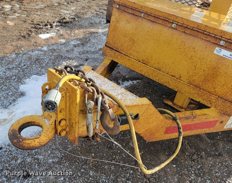 image for item ME9779 1995 Big Tex 8x20  equipment trailer