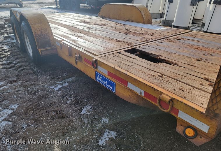 image for item ME9779 1995 Big Tex 8x20  equipment trailer