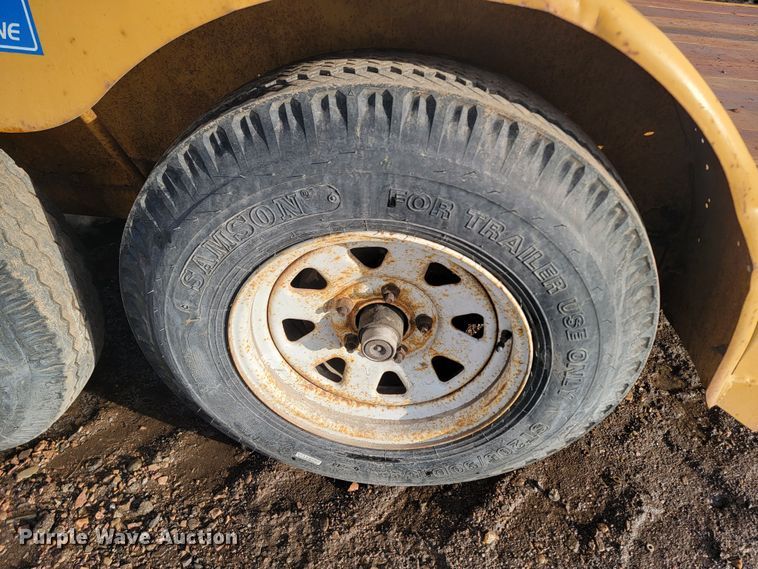 image for item ME9779 1995 Big Tex 8x20  equipment trailer