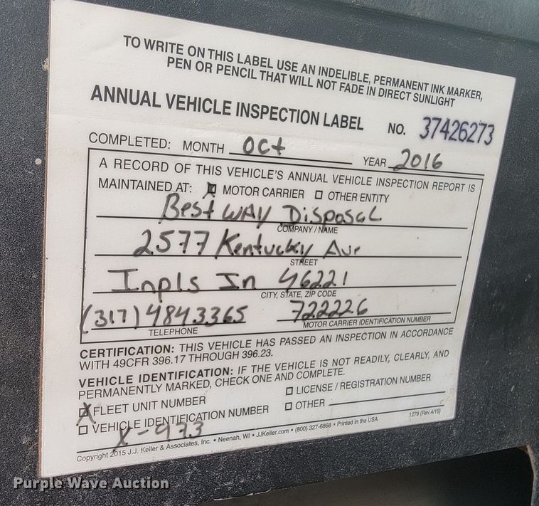 image for item ML9281 2004 Mack MR688S  refuse truck