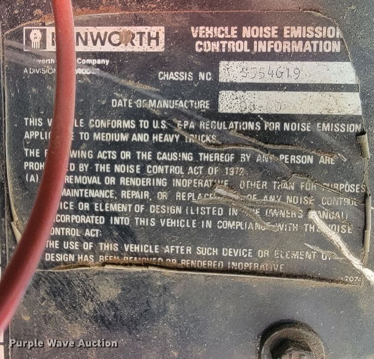 image for item ML9284 1990 Kenworth W900  semi truck