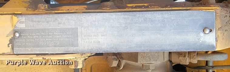 image for item ML9289 1997 Waldon Sweep Master 250  broom