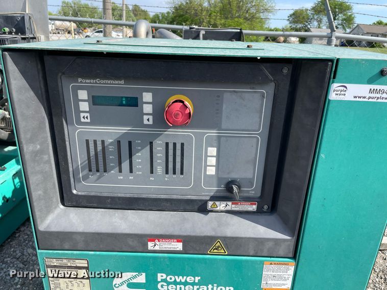 image for item MM9498 Cummins DSFAD-1407764  generator