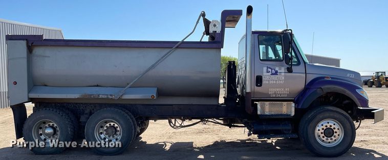 image for item MS9573 2007 International 7600 SBA  dump truck