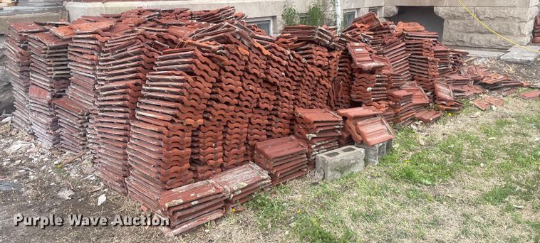 image for item MS9663 Approximately 3,800 square feet of Ludowici roof tile