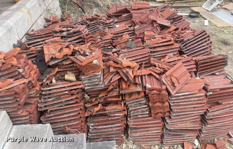 image for item MS9663 Approximately 3,800 square feet of Ludowici roof tile