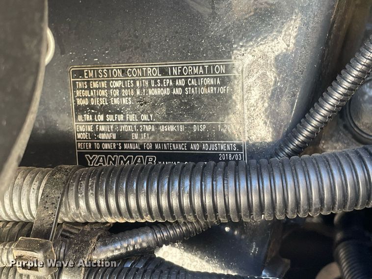 image for item MS9701 Yanmar VIO25-6A  mini excavator