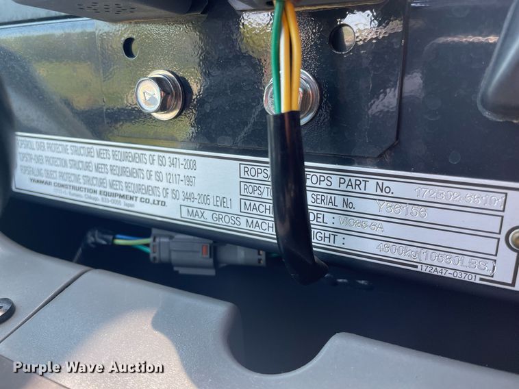 image for item MS9702 Yanmar VIO35-6A  mini excavator