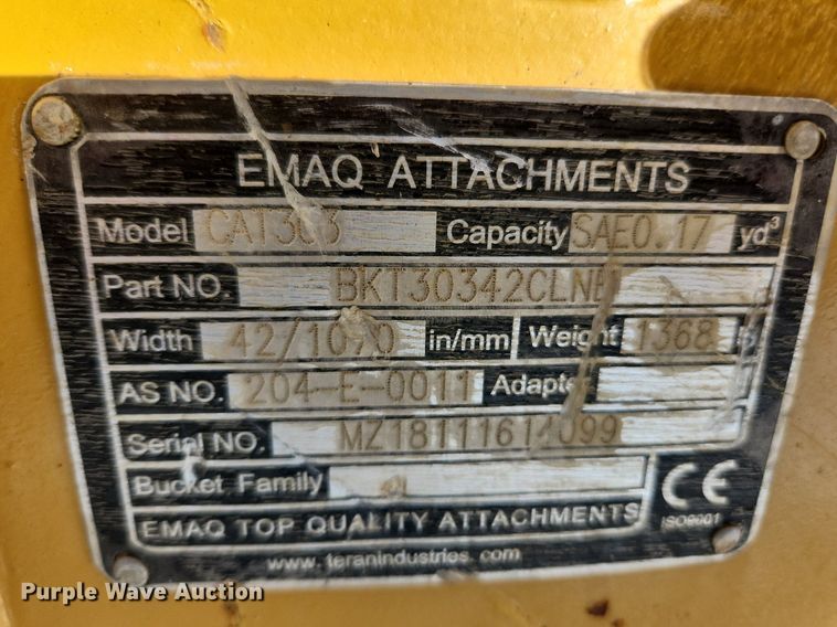 image for item MW9713 2005 Caterpillar 303CR  mini excavator