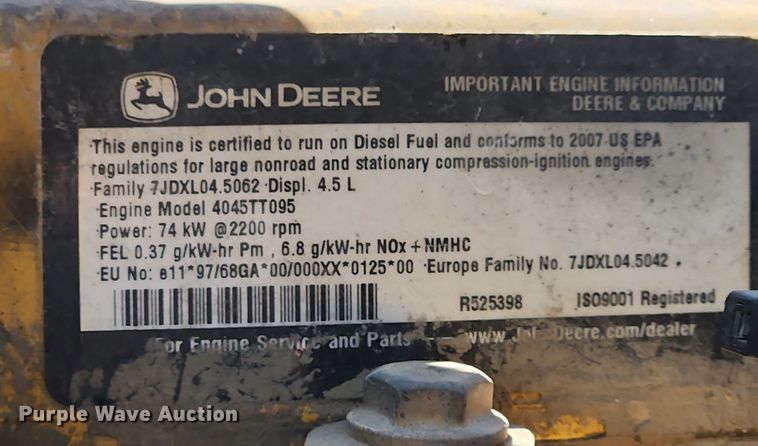 image for item MW9733 2007 John Deere 410J  backhoe