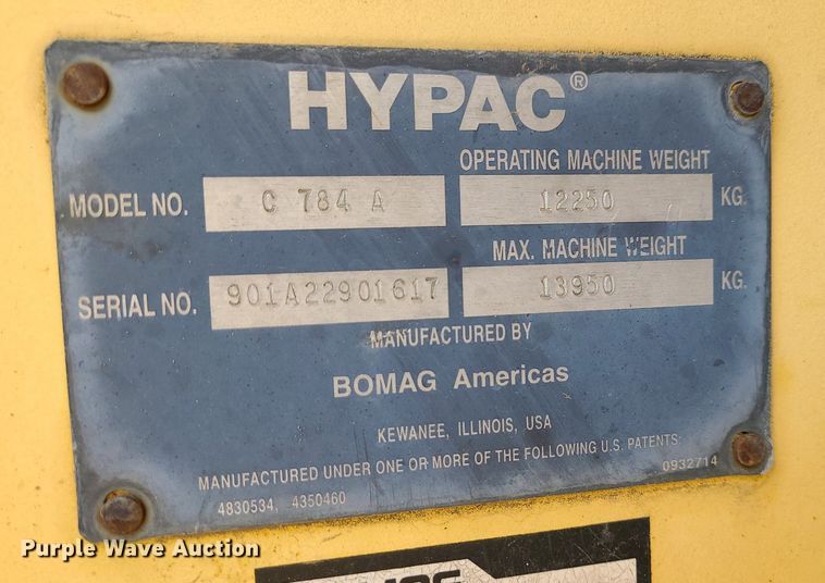 image for item MX9648 Hypac C784  double drum vibratory roller