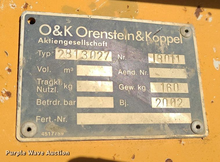 image for item MX9660 2003 Case 321D  wheel loader