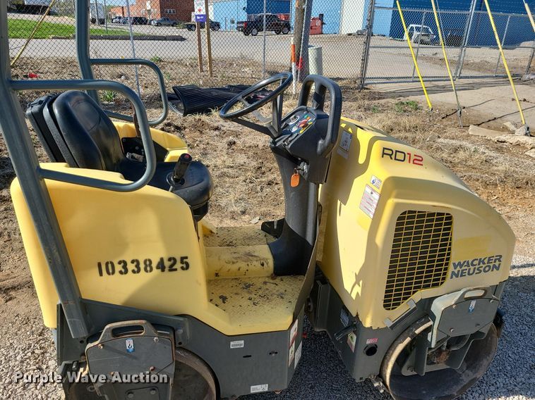 image for item MX9662 2015 Wacker RD12A  double drum vibratory roller