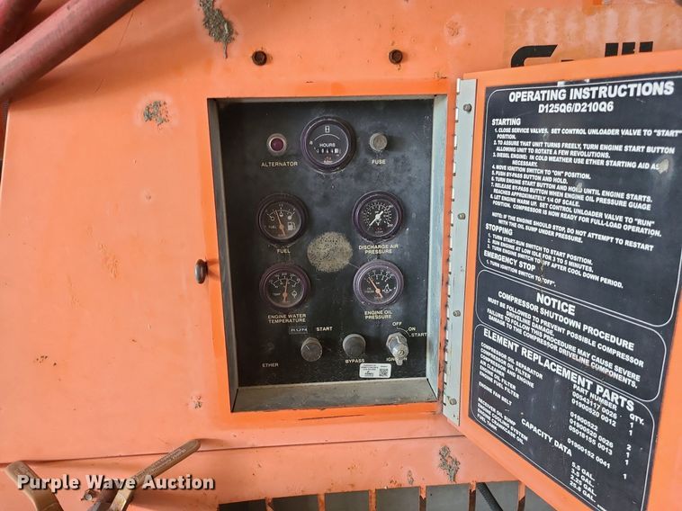 image for item MX9663 Sullivan Palatek D210Q6JDB  air compressor