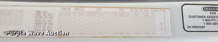 image for item MX9738 2012 Freightliner M2 112  dump truck