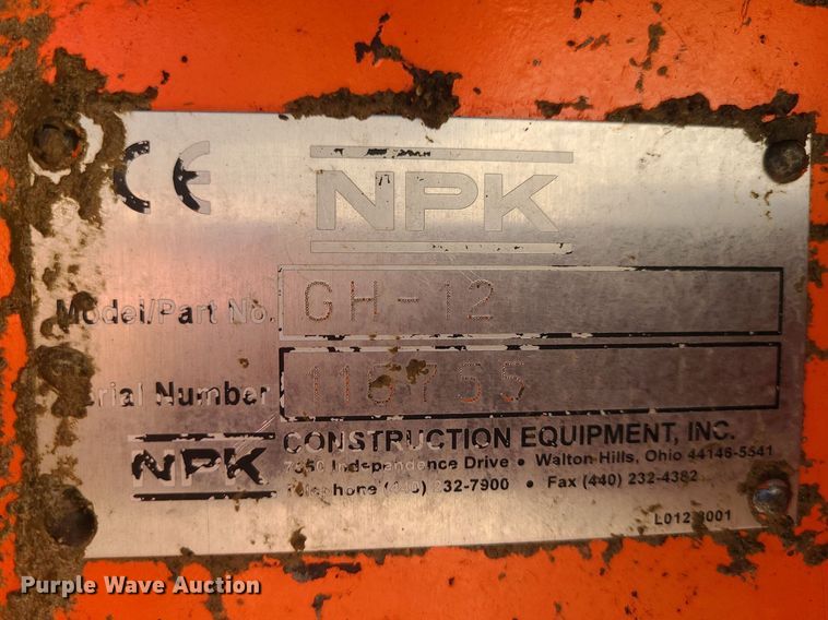 image for item MX9739 NPK GH-12  breaker
