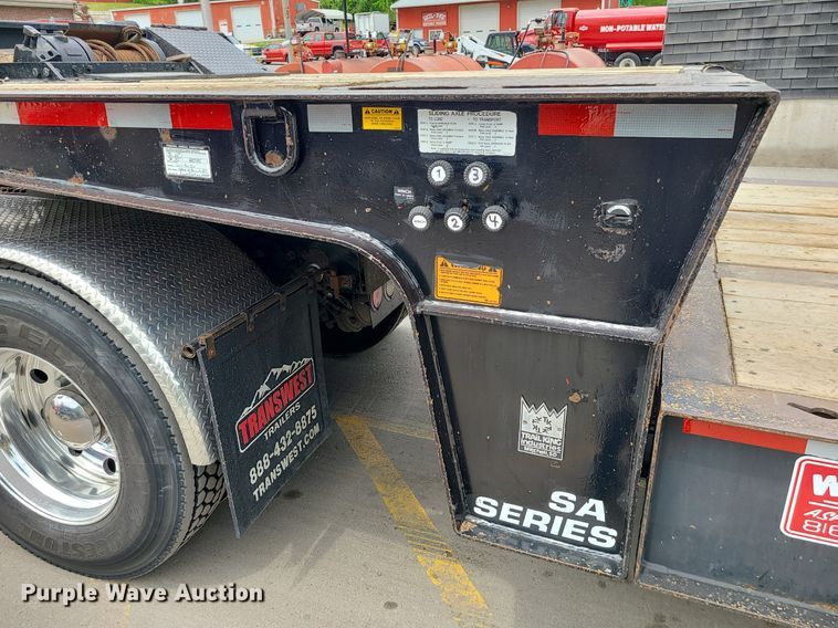 image for item MX9753 2000 Trail King TKS0SA-482  lowboy equipment trailer
