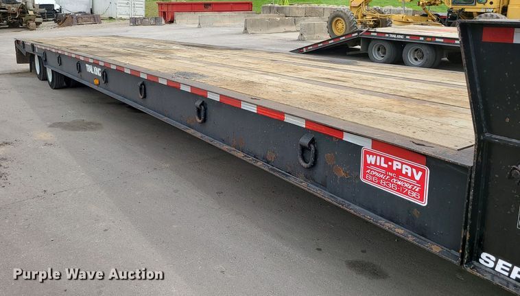 image for item MX9753 2000 Trail King TKS0SA-482  lowboy equipment trailer
