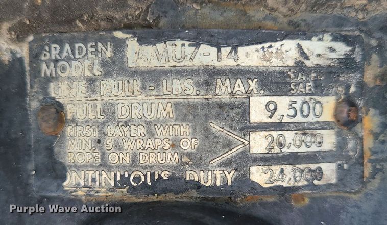 image for item MX9753 2000 Trail King TKS0SA-482  lowboy equipment trailer