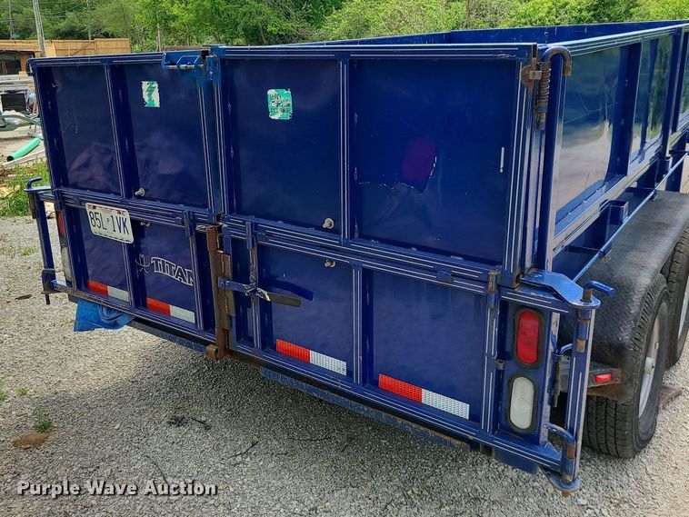 image for item MX9782 2003 Titan Trailer  dump trailer