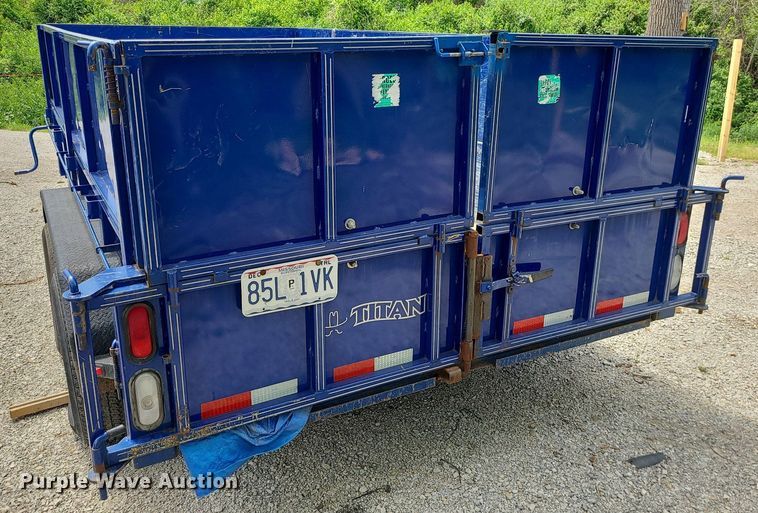image for item MX9782 2003 Titan Trailer  dump trailer