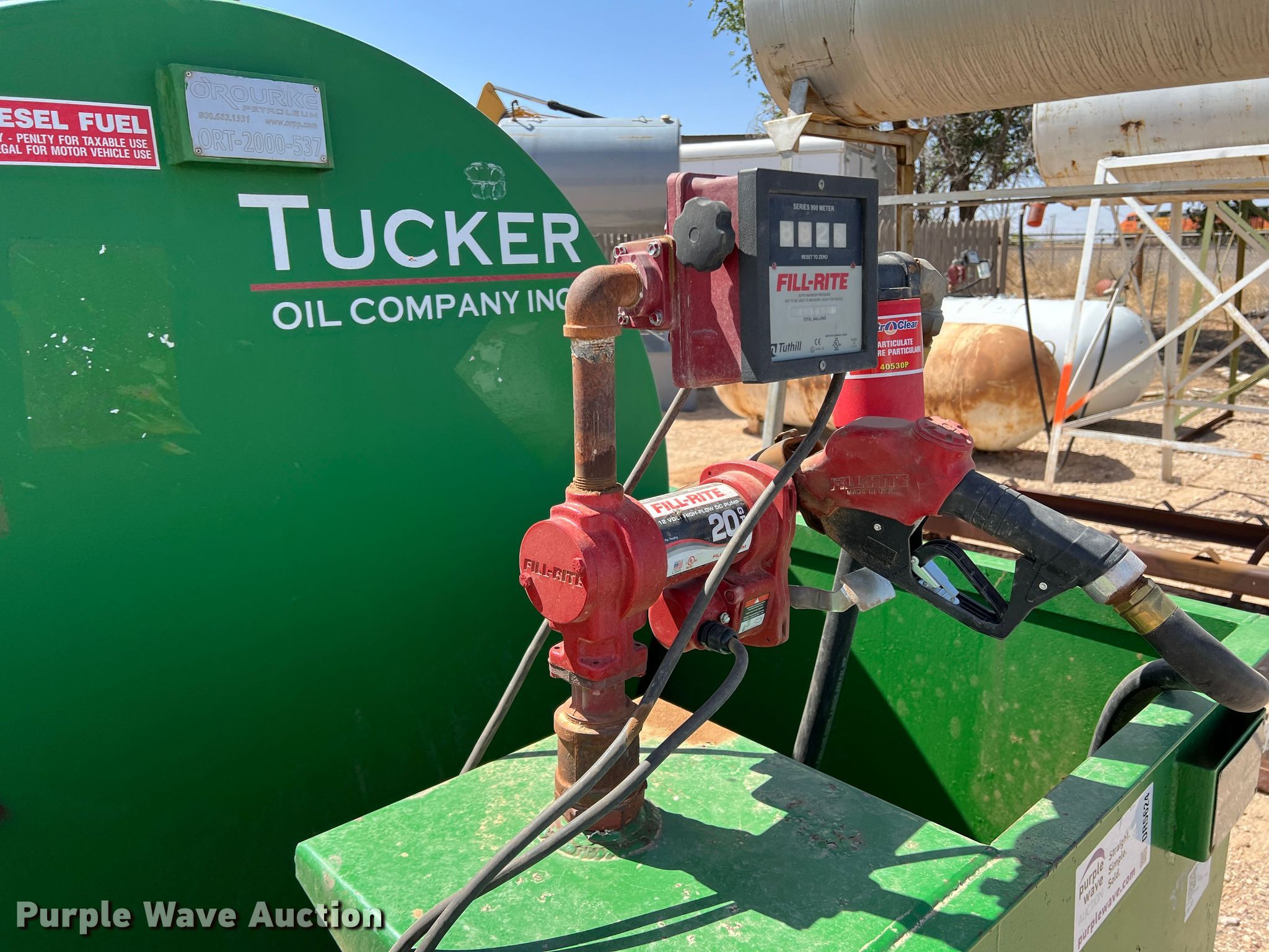 Fuel tank in Slaton, TX Item DR5624 sold Purple Wave