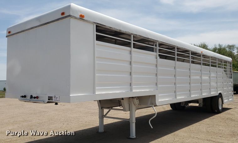 image for item DP7868 1997 McElroy  livestock trailer