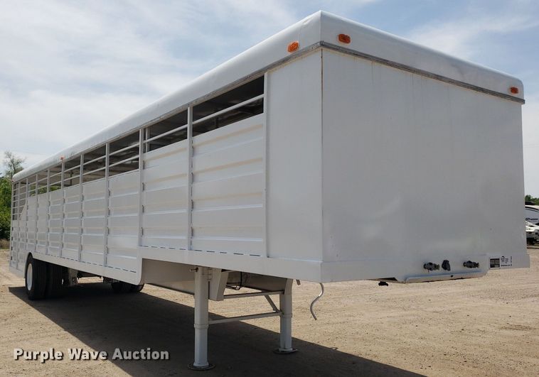 image for item DP7868 1997 McElroy  livestock trailer