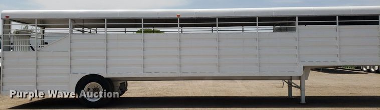 image for item DP7868 1997 McElroy  livestock trailer