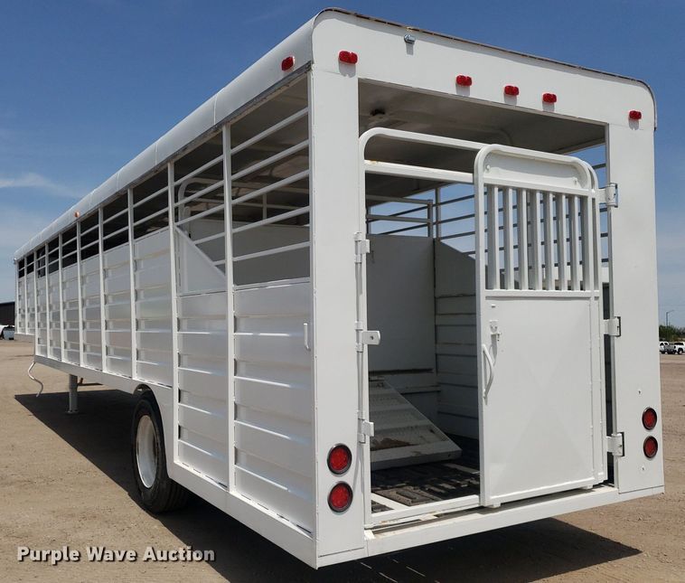 image for item DP7868 1997 McElroy  livestock trailer