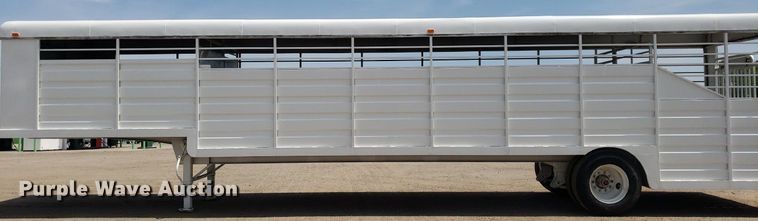 image for item DP7868 1997 McElroy  livestock trailer