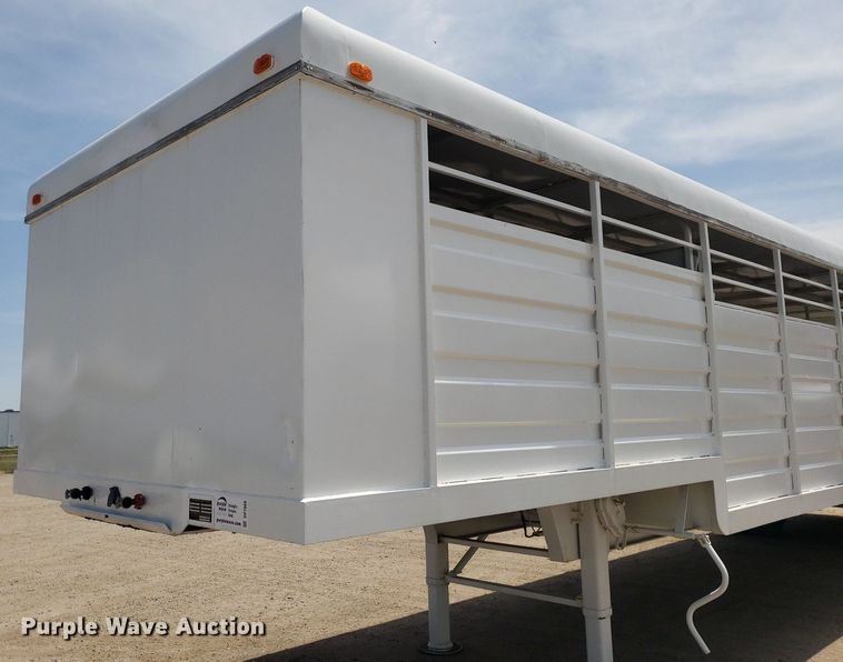 image for item DP7868 1997 McElroy  livestock trailer