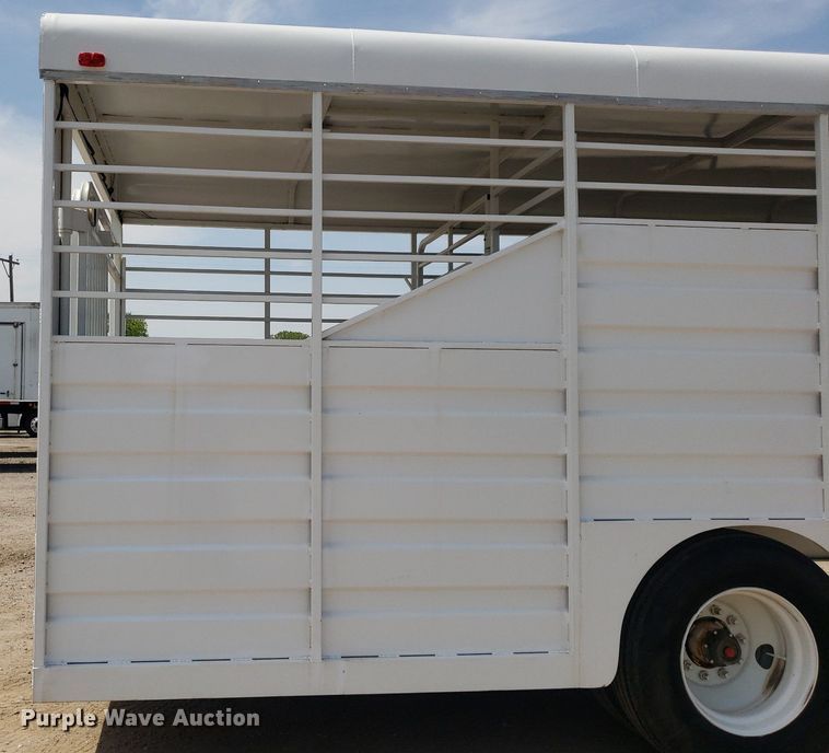 image for item DP7868 1997 McElroy  livestock trailer
