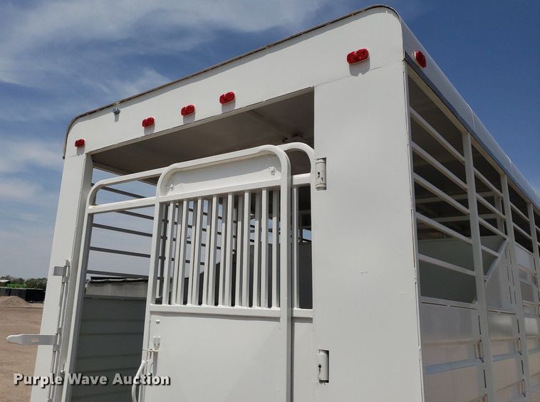 image for item DP7868 1997 McElroy  livestock trailer