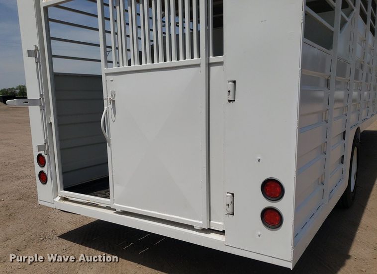 image for item DP7868 1997 McElroy  livestock trailer