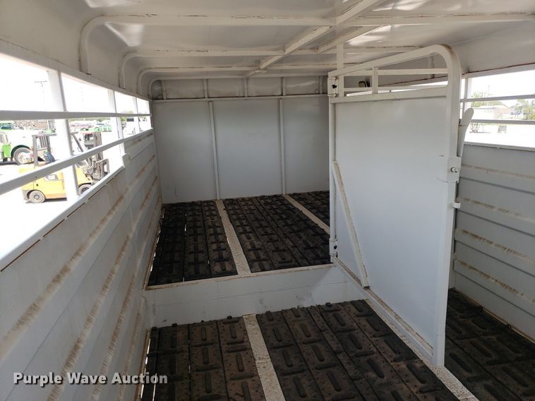 image for item DP7868 1997 McElroy  livestock trailer