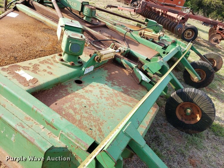 image for item DQ0538 John Deere 1518  batwing rotary mower