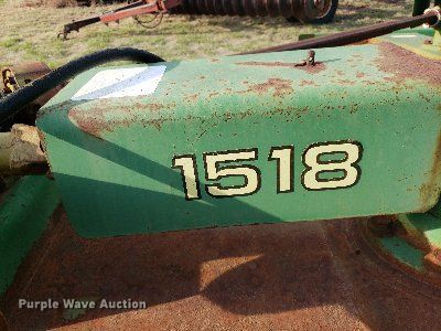 image for item DQ0538 John Deere 1518  batwing rotary mower