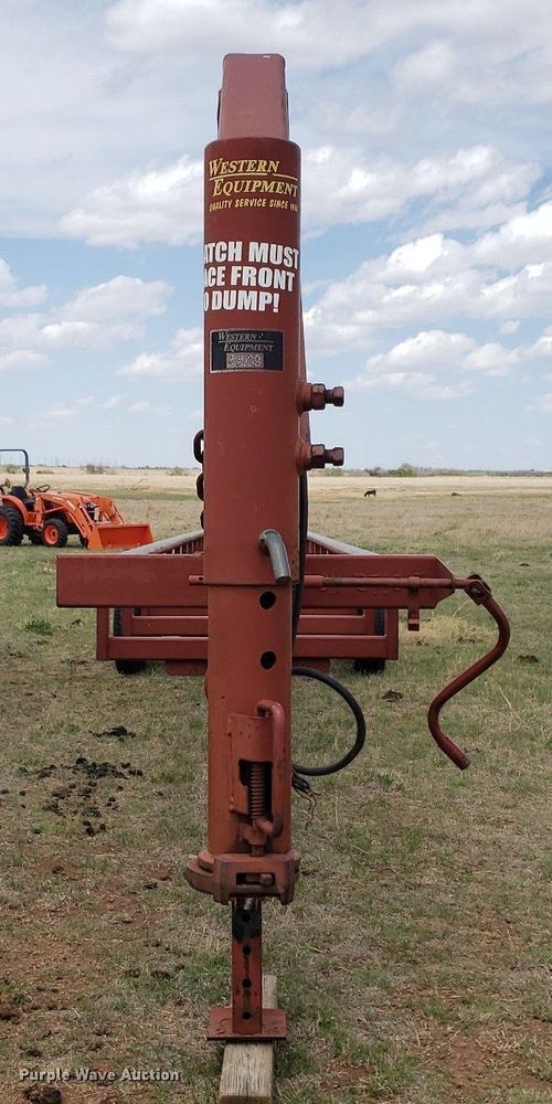 image for item DQ0551 Red Rhino  hay bale trailer