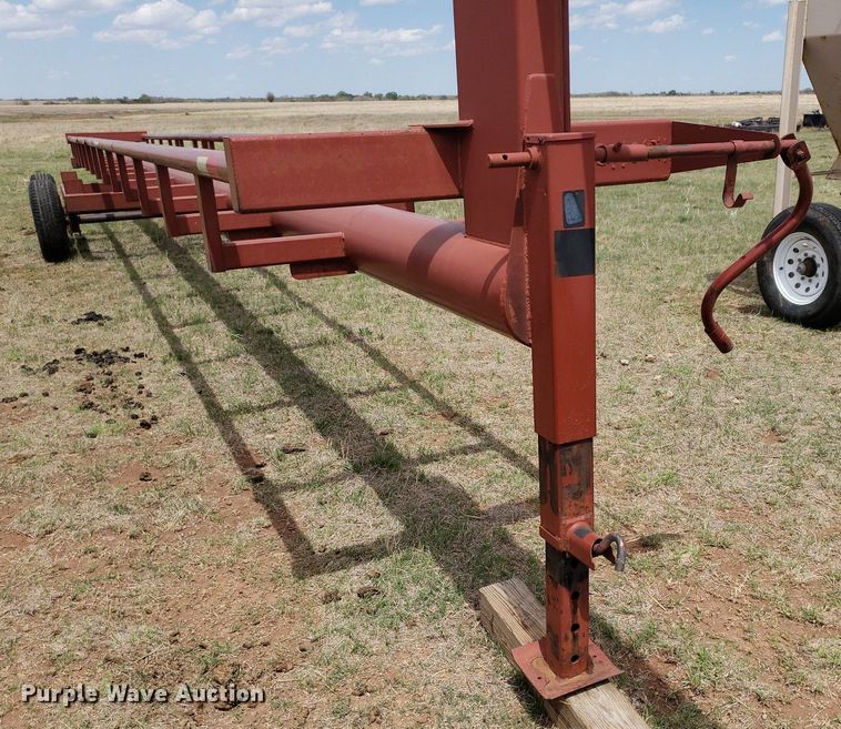 image for item DQ0551 Red Rhino  hay bale trailer