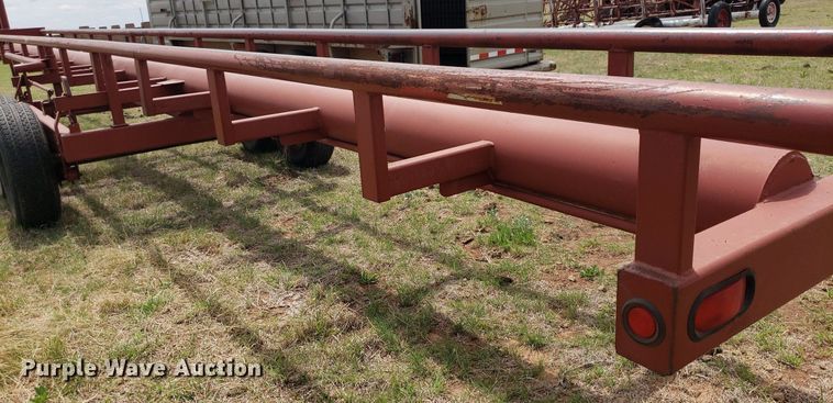 image for item DQ0551 Red Rhino  hay bale trailer