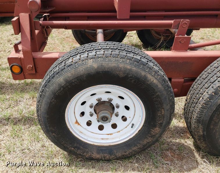 image for item DQ0551 Red Rhino  hay bale trailer