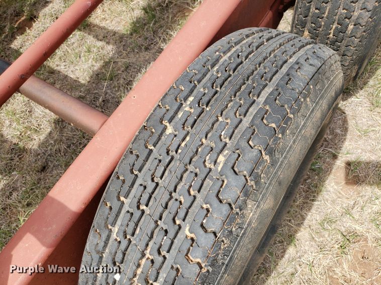 image for item DQ0551 Red Rhino  hay bale trailer