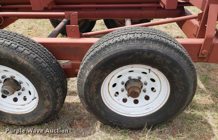 image for item DQ0551 Red Rhino  hay bale trailer