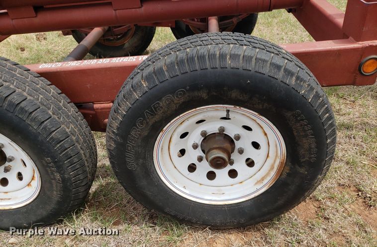 image for item DQ0551 Red Rhino  hay bale trailer