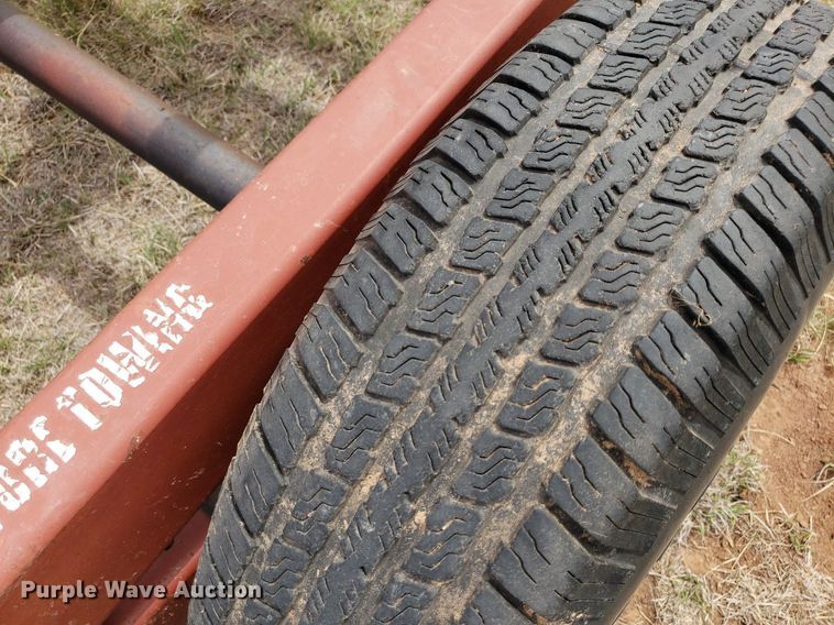 image for item DQ0551 Red Rhino  hay bale trailer