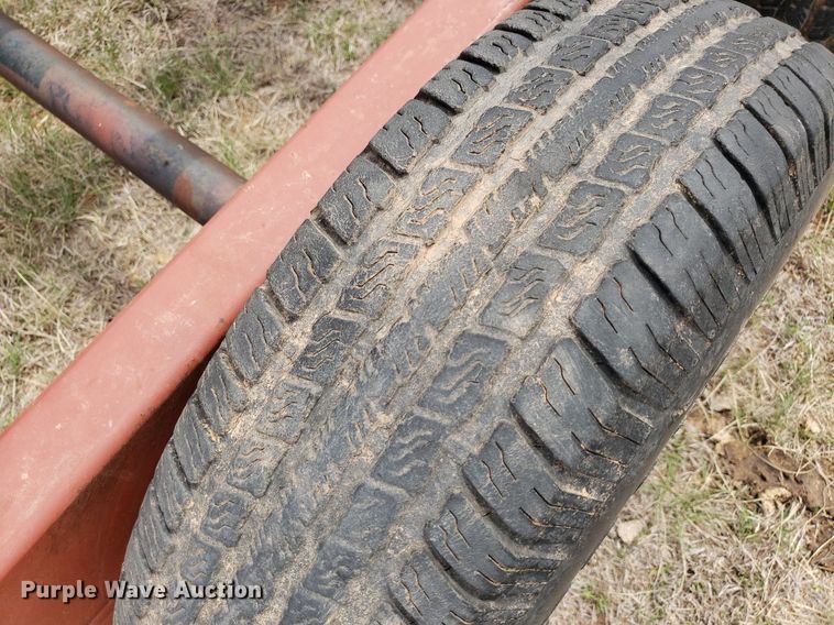 image for item DQ0551 Red Rhino  hay bale trailer