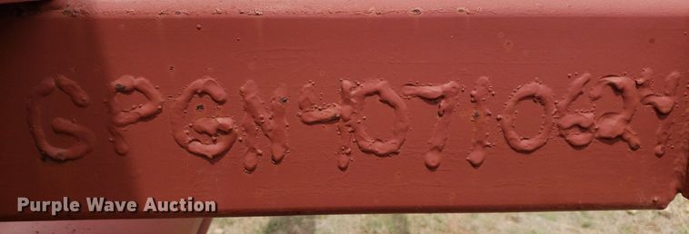 image for item DQ0551 Red Rhino  hay bale trailer